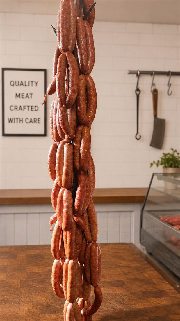 Rick Escover gourmet sausage links