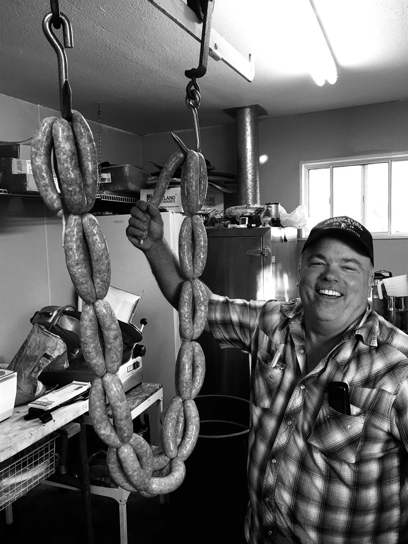 Rick Escover smoked sausage links